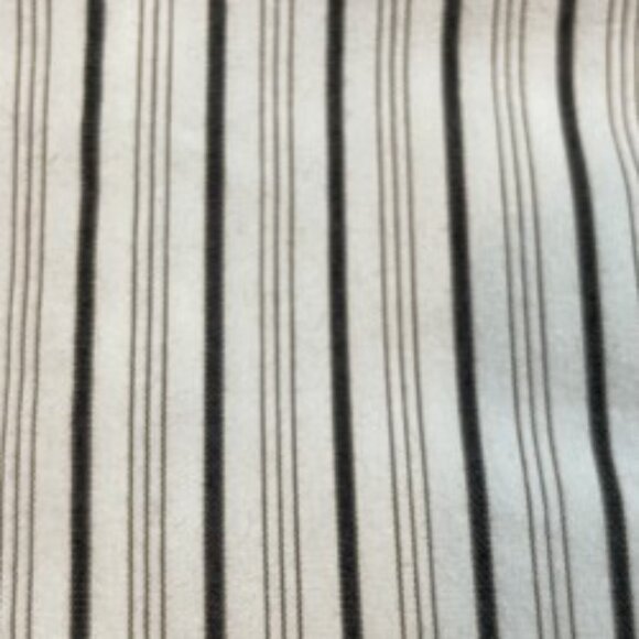 GEORGE WOMAN WHITE STRETCH SHIRT W/ BLACK & TAN STRIPES 3/4 SLEEVE SIZE 1X/16W - Picture 6 of 6